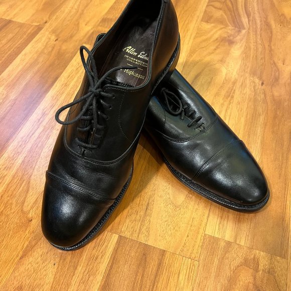 Allen Edmonds Hopkinson black Cap-toe Oxford Dress Shoe main image 5
